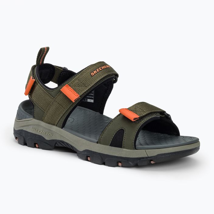SKECHERS Tresmen Ryer olive/black/orange men's sandals