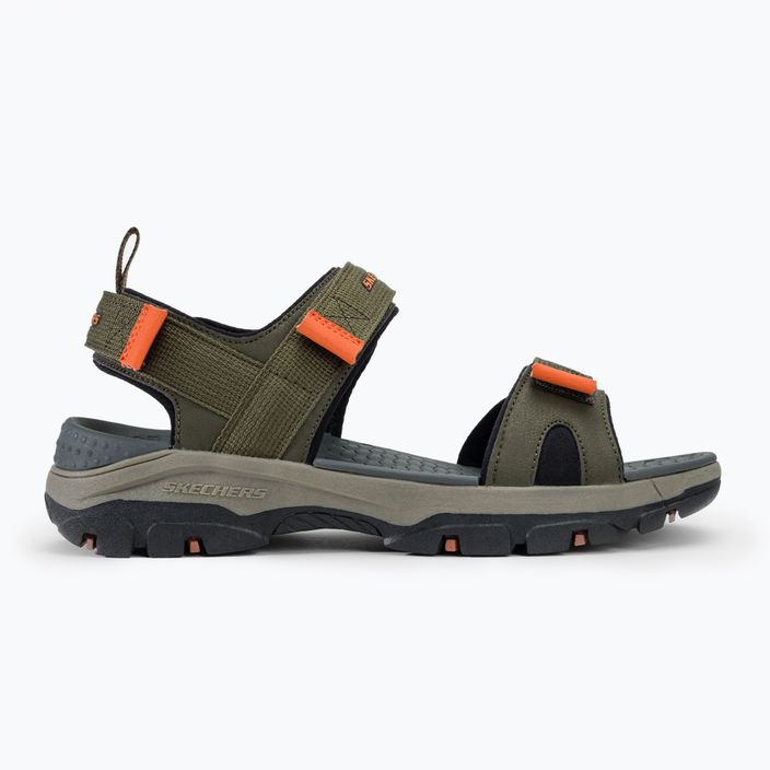 SKECHERS Tresmen Ryer olive/black/orange men's sandals 2