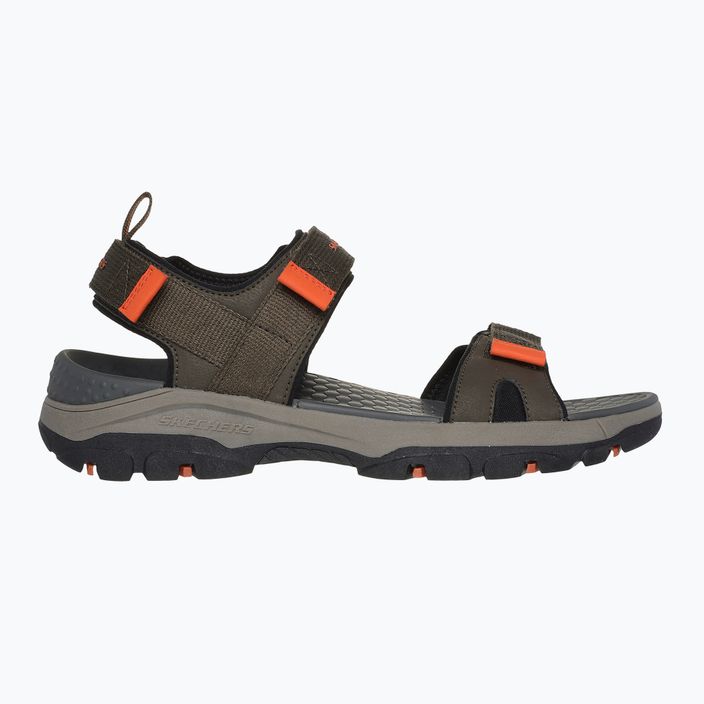 SKECHERS Tresmen Ryer olive/black/orange men's sandals 9