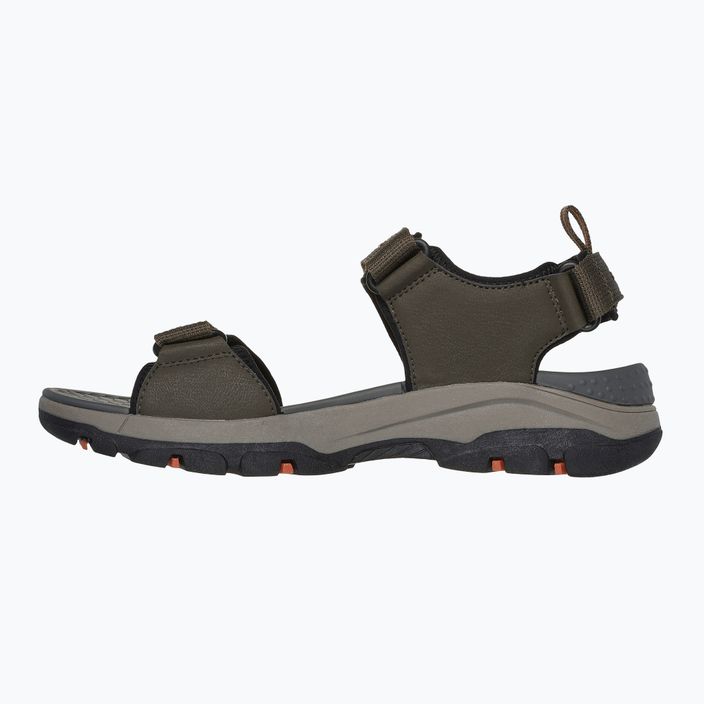 SKECHERS Tresmen Ryer olive/black/orange men's sandals 10