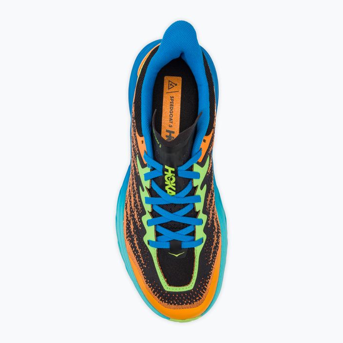 Men's running shoes HOKA Speedgoat 5 solar flare/diva blue 5