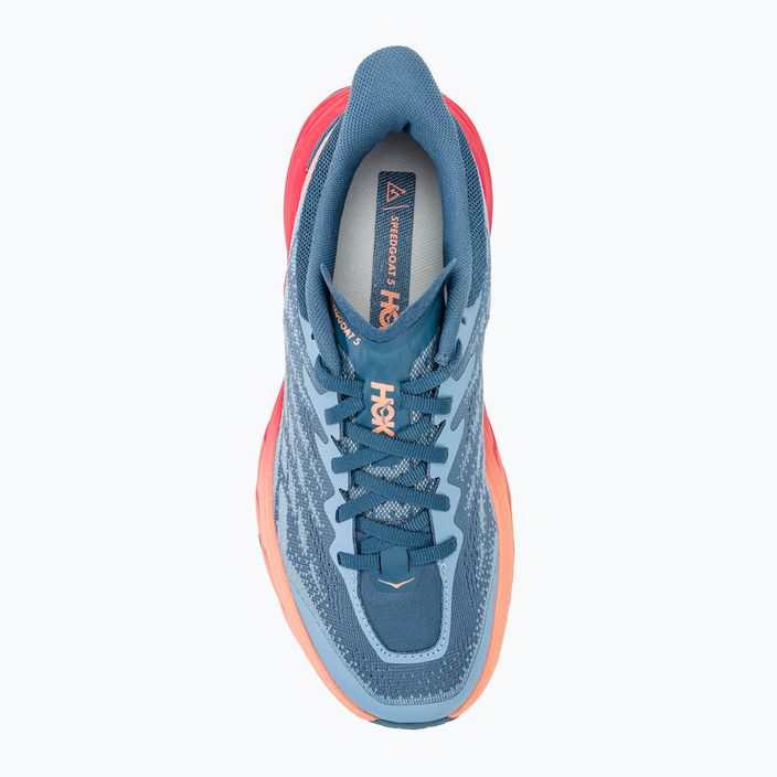 Women's running shoes HOKA Speedgoat 5 real teal/papaya 5