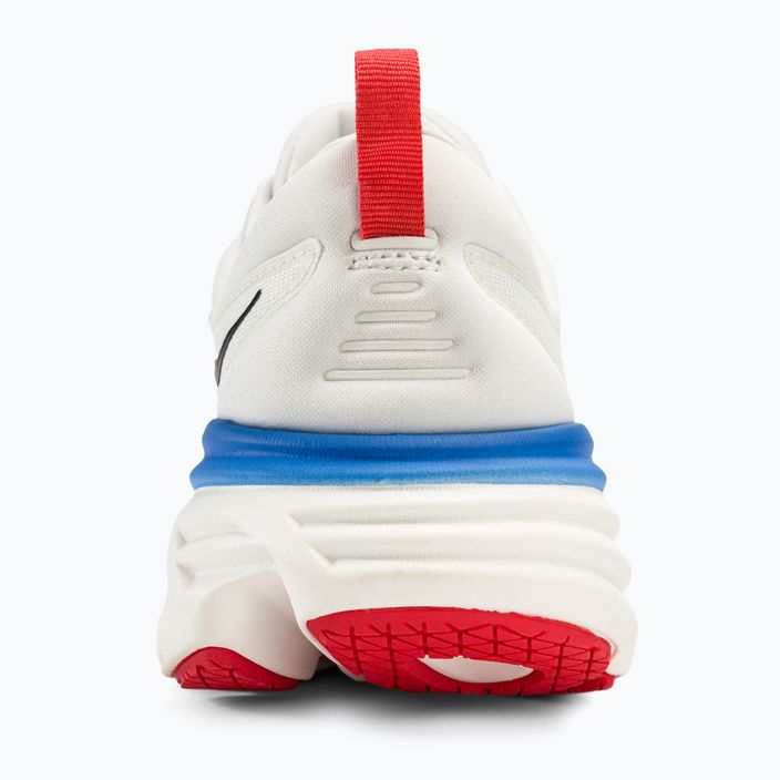 HOKA Bondi 8 men's running shoes blanc de blanc/virtual blue 6