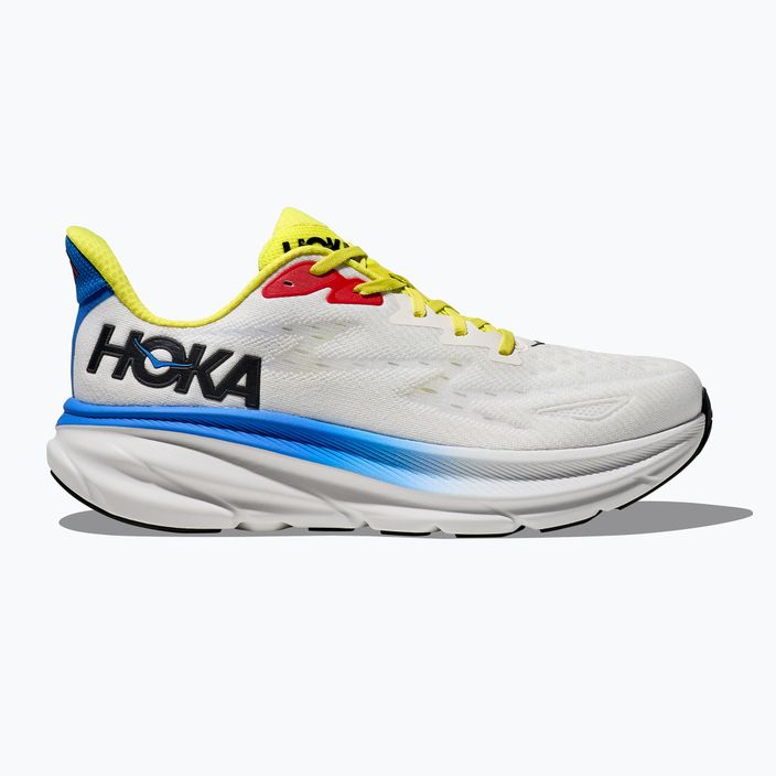 HOKA men's running shoes Clifton 9 blanc de blanc/virtual blue 2