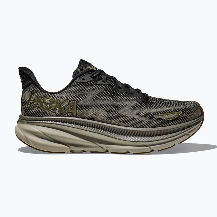 Men's running shoes HOKA Clifton 9 black/slate 8