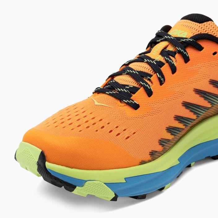 Men's HOKA Torrent 3 solar flare/lettuce running shoes 7