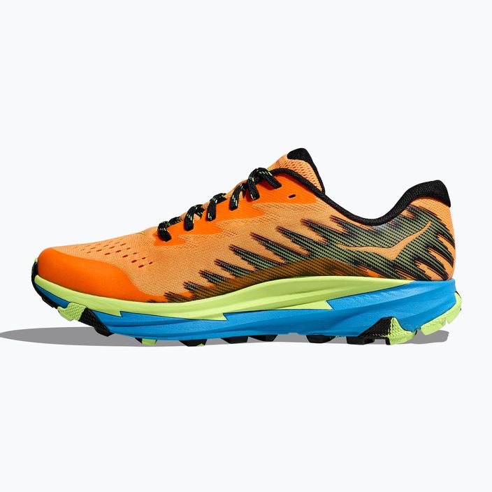 Men's HOKA Torrent 3 solar flare/lettuce running shoes 10