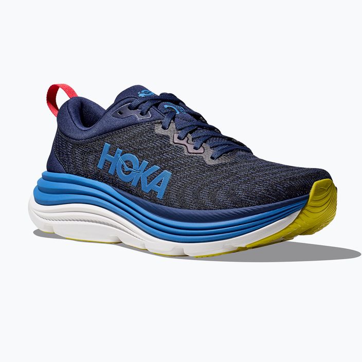 Men's running shoes HOKA Gaviota 5 bellwether blue/evening sky 8