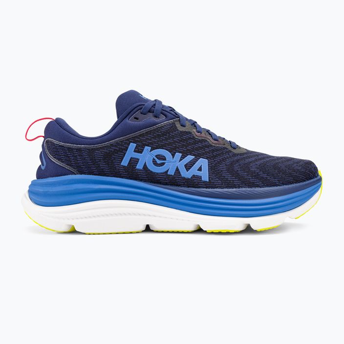 HOKA men's running shoes Gaviota 5 bellwether blue/evening sky 2