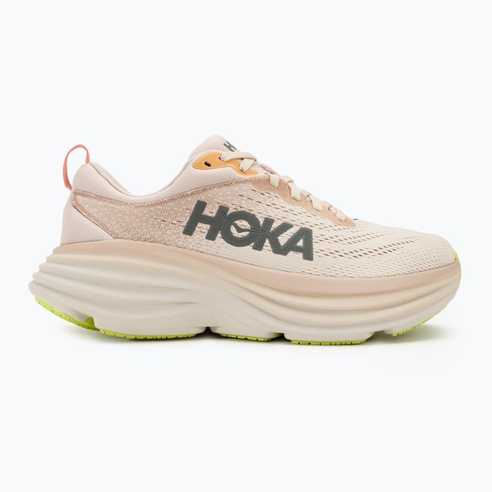 Women's running shoes HOKA Bondi 8 cream/vanilla 2