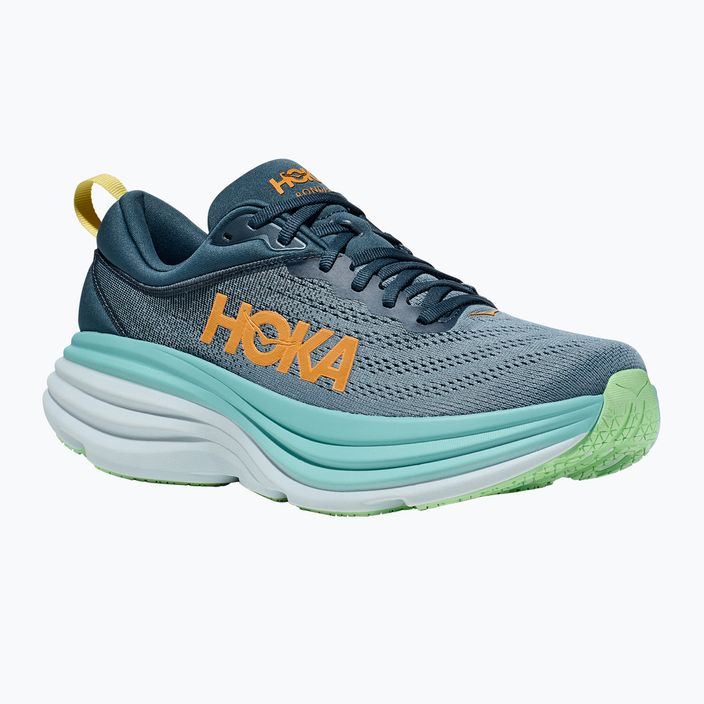 Men's running shoes HOKA Bondi 8 Wide real teal/shadow