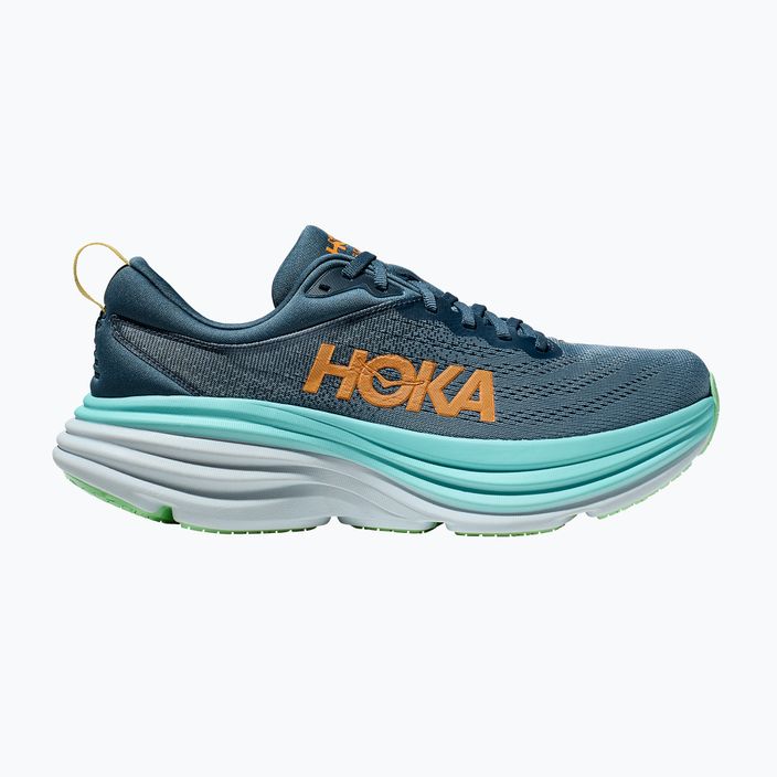 Men's running shoes HOKA Bondi 8 Wide real teal/shadow 2