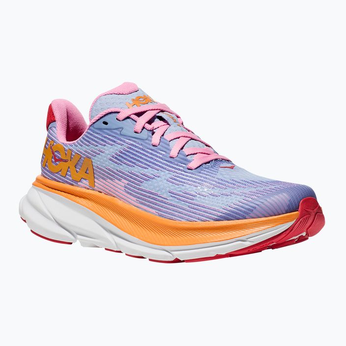 HOKA Clifton 9 children's running shoes peony/mirage 8