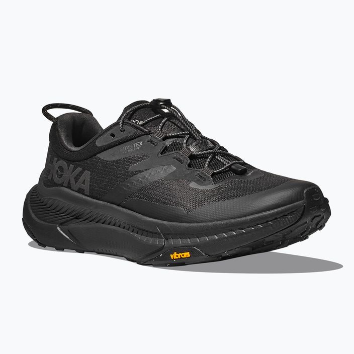 Men's running shoes HOKA Transport GTX black/black 8
