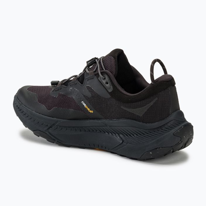 Men's running shoes HOKA Transport GTX black/black 3
