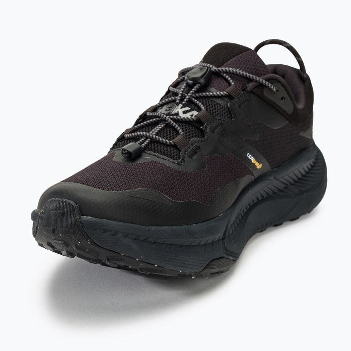 Men's running shoes HOKA Transport GTX black/black 7