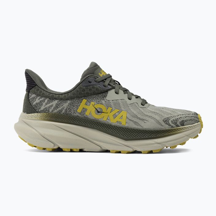 Men's running shoes HOKA Challenger ATR 7 olive haze/forest cover 2