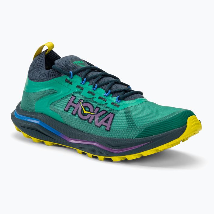 Women's running shoes HOKA Zinal 2 tech green/strata