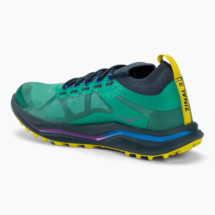 Women's running shoes HOKA Zinal 2 tech green/strata 3