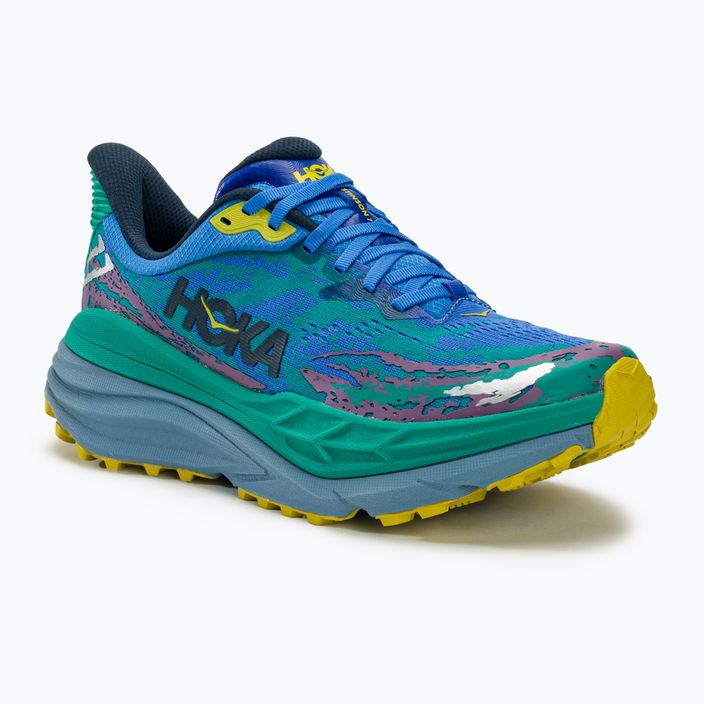 Men's running shoes HOKA Stinson 7 virtual blue/tech green