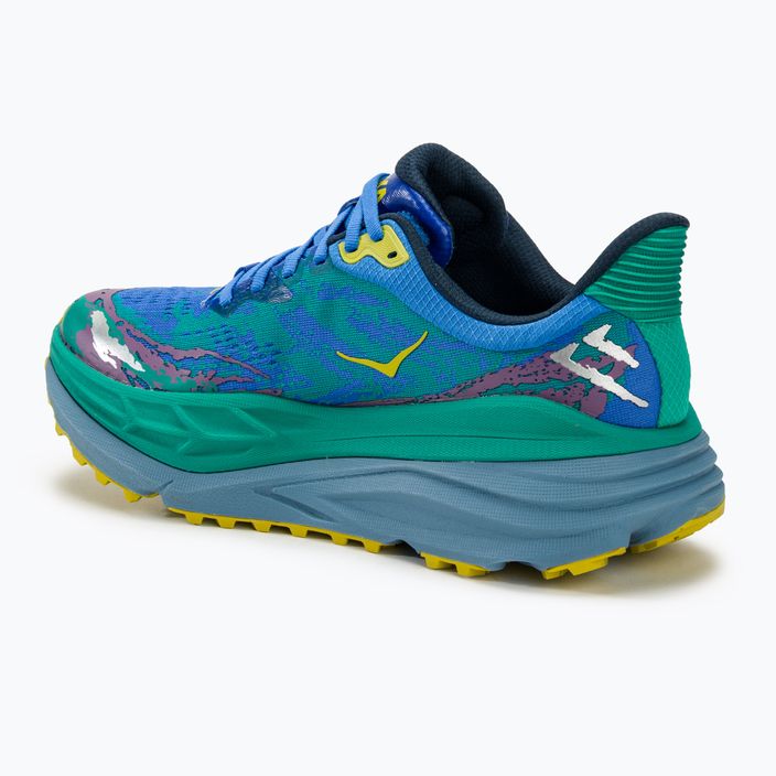 Men's running shoes HOKA Stinson 7 virtual blue/tech green 3