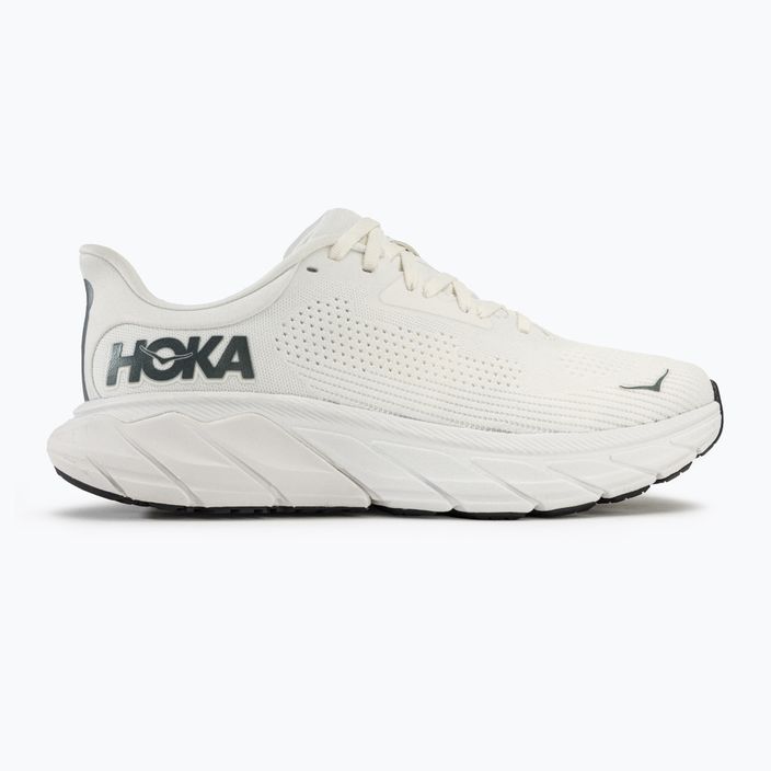 HOKA men's running shoes Arahi 7 blanc de blanc/steel wool 2