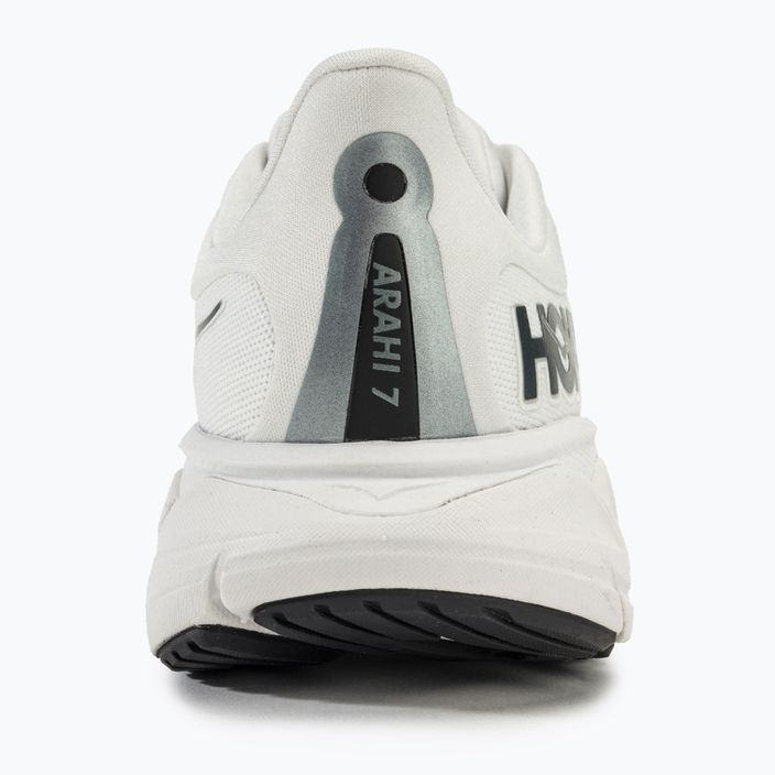 HOKA men's running shoes Arahi 7 blanc de blanc/steel wool 6