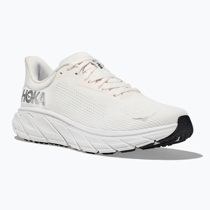 Men's running shoes HOKA Arahi 7 blanc de blanc/steel wool 8