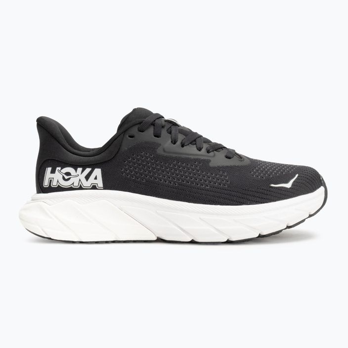 Women's running shoes HOKA Arahi 7 black/white 2