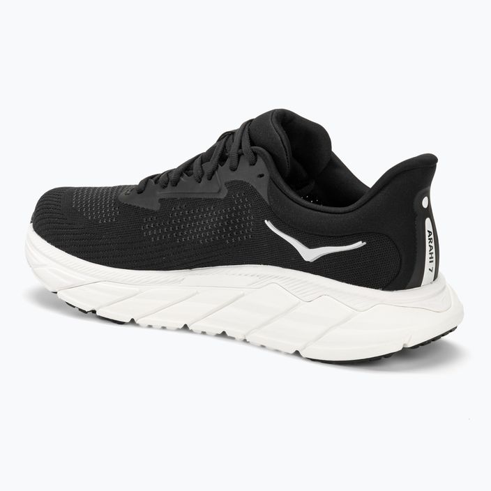 Men's running shoes HOKA Arahi 7 Wide black/white 3