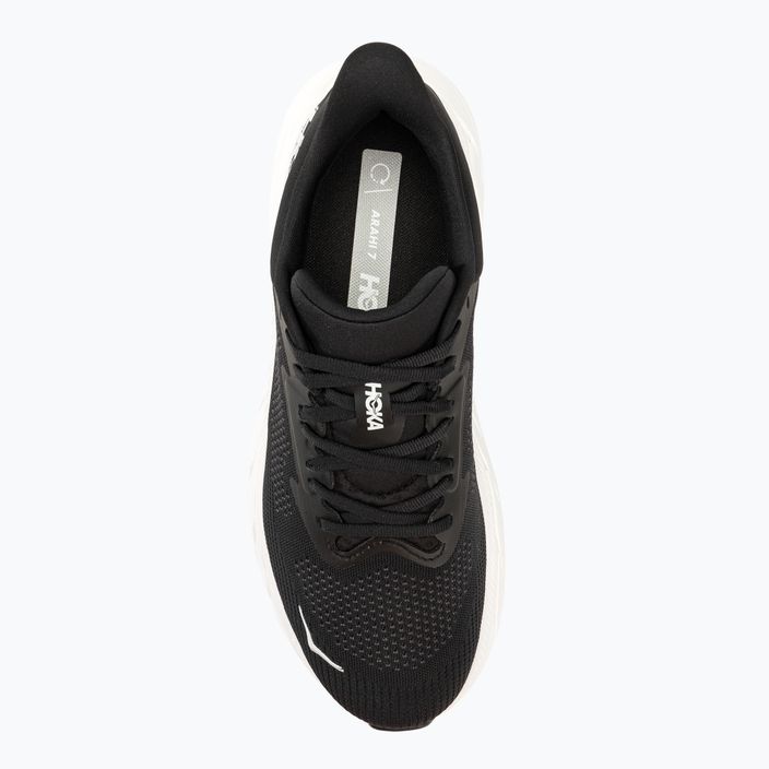 Men's running shoes HOKA Arahi 7 Wide black/white 5
