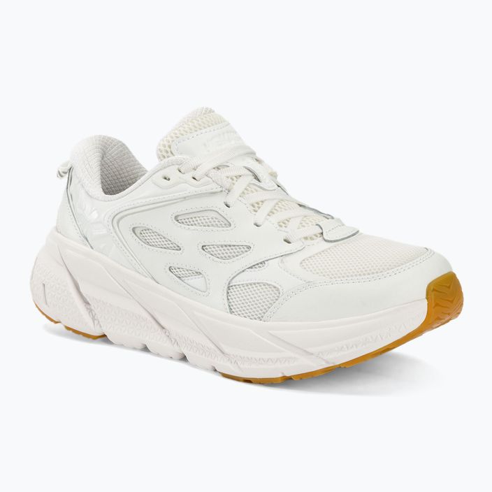 HOKA Clifton L Athletics white/white running shoes