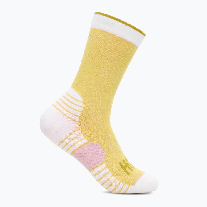 HOKA Crew Run Sock 3 pairs cerise/papaya/aura running socks 2