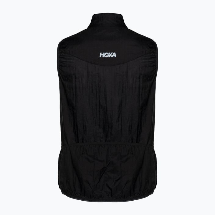 Women's running waistcoat HOKA Skyflow Vest black 2