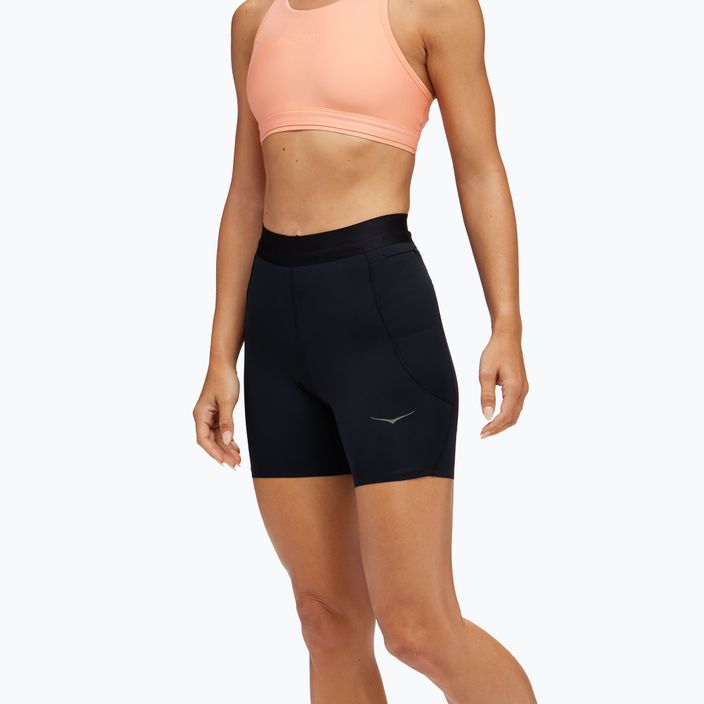 Women's running shorts HOKA Novafly 6" black