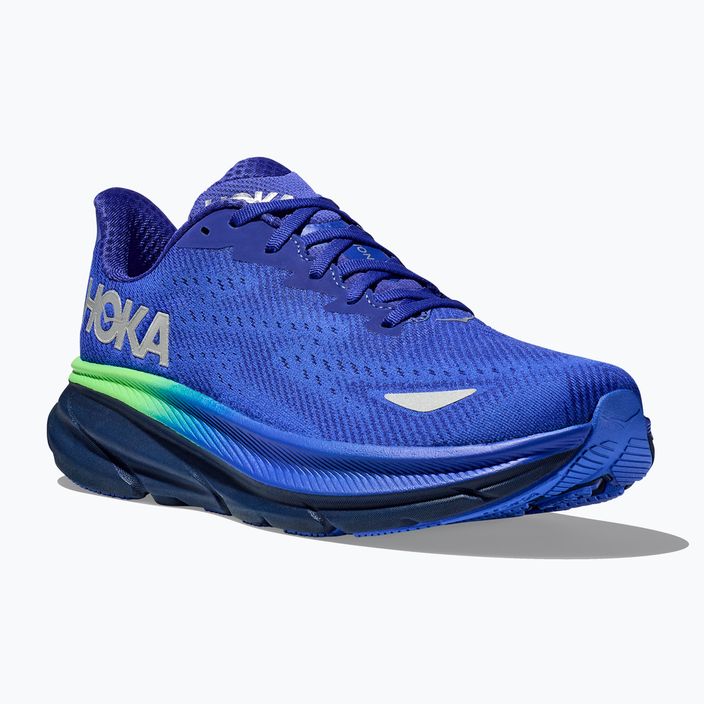 Men's running shoes HOKA Clifton 9 GTX dazzling blue/evening sky 8