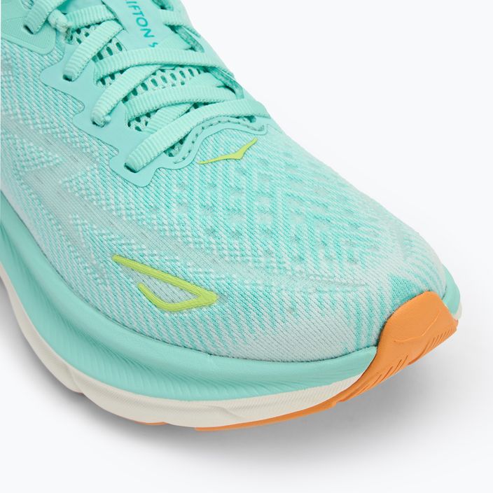 Women's running shoes HOKA Clifton 9 seafoam/aqua breeze 7