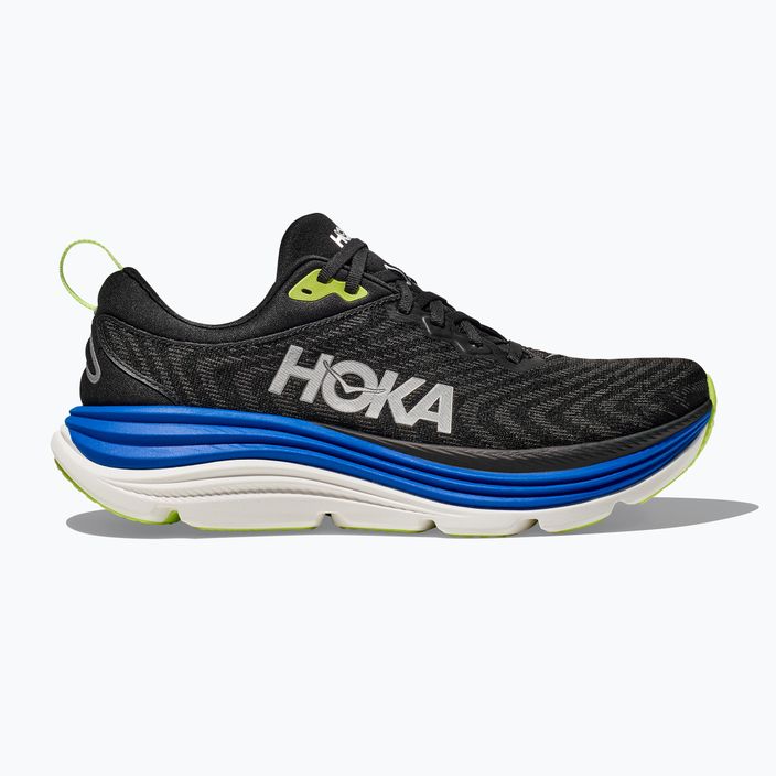 Men's running shoes HOKA Gaviota 5 black/electric cobalt 9