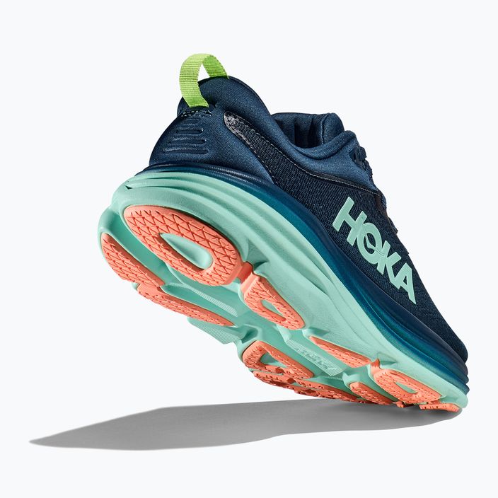 Women's running shoes HOKA Bondi 8 midnight/seafoam 6