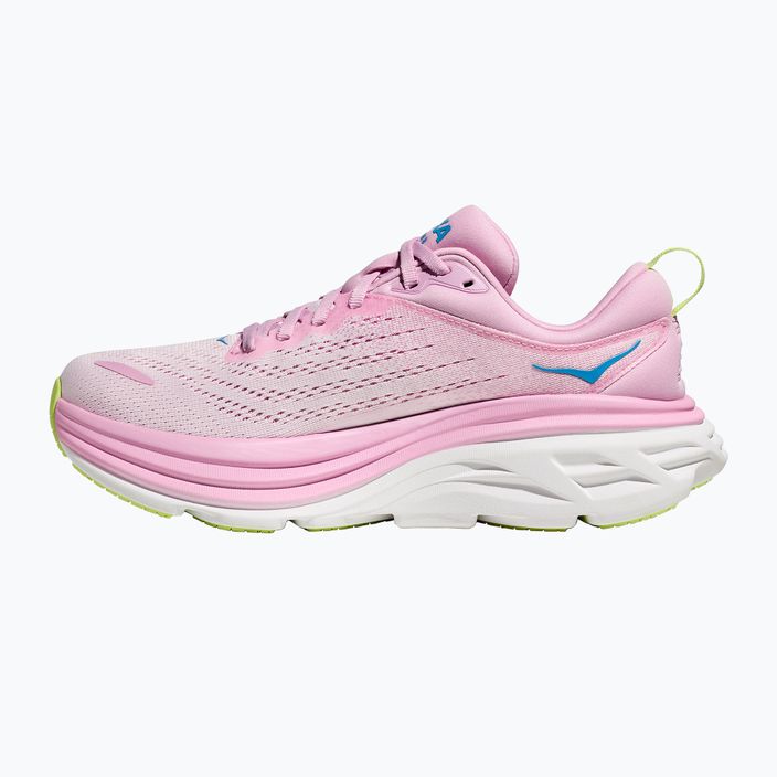 Women's running shoes HOKA Bondi 8 pink twilight/waterpark 3