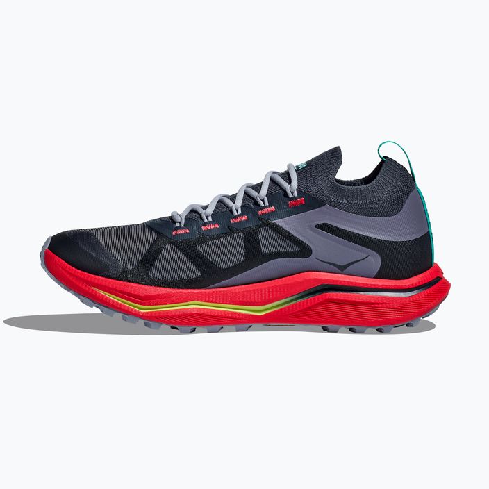 Men's running shoes HOKA Zinal 2 stormy skies/cerise 3