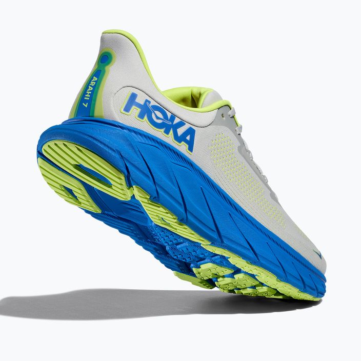 HOKA men's running shoes Arahi 7 stardust/electric cobalt 6