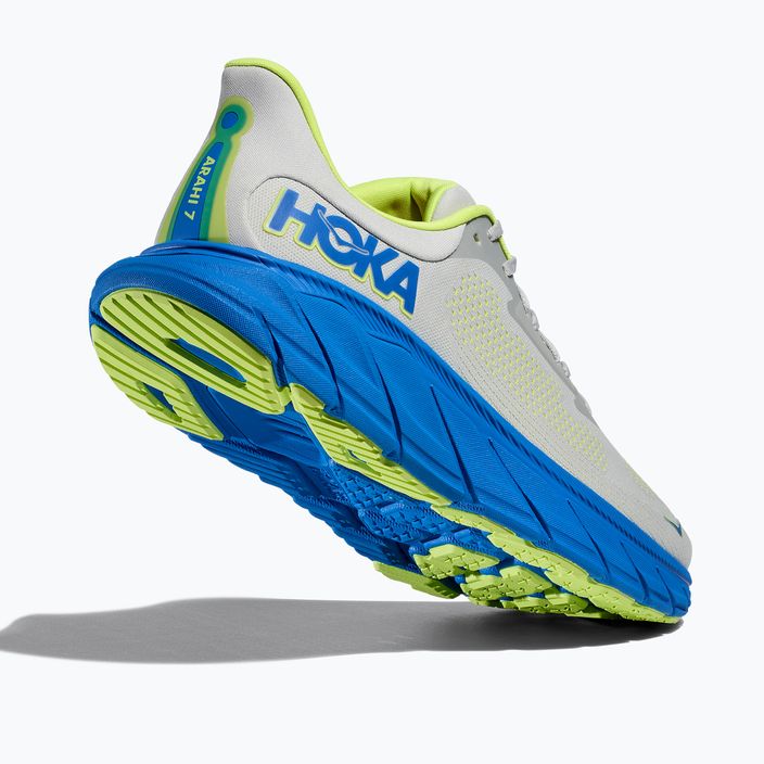 HOKA men's running shoes Arahi 7 Wide stardust/electric cobalt 6