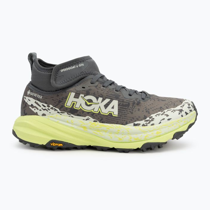 Men's running shoes Hoka Speedgoat 6 MID GTX outer orbit/lettuce 2