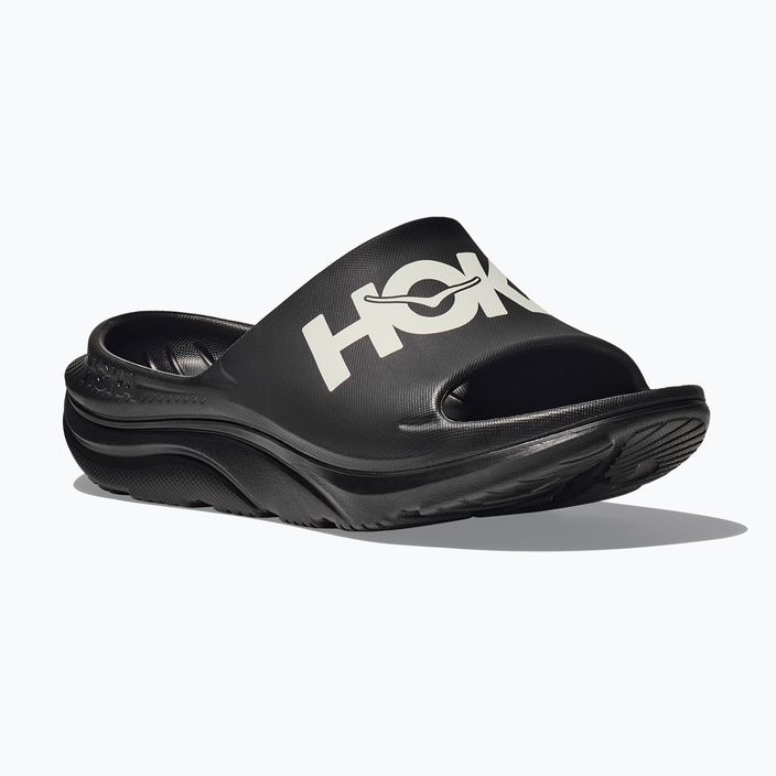 HOKA Ora Athletic Slide black/white flip-flops