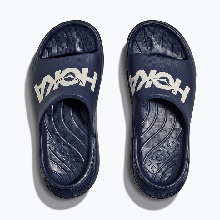 HOKA Ora Athletic Slide flip-flops varsity navy/white 8