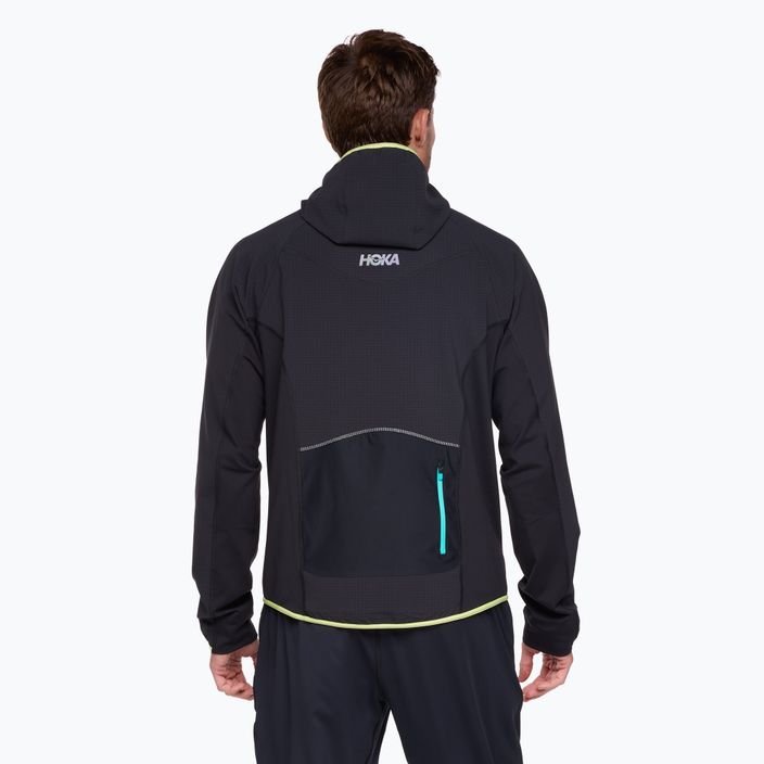 Men's HOKA Sky Glow Half Zip running sweatshirt black 2