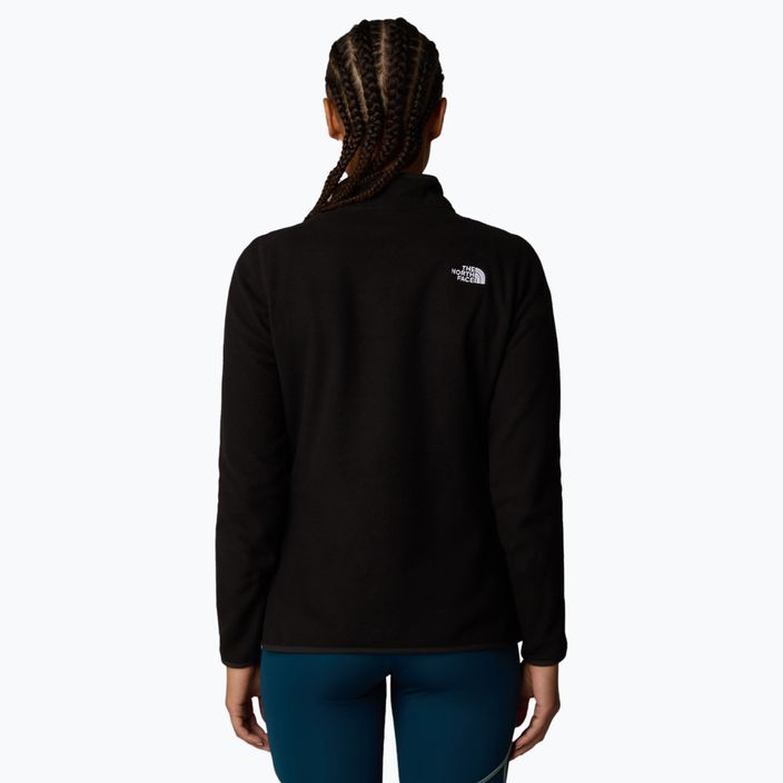 Women's sweatshirt The North Face 100 Glacier 1/4 Zip black/npf 3