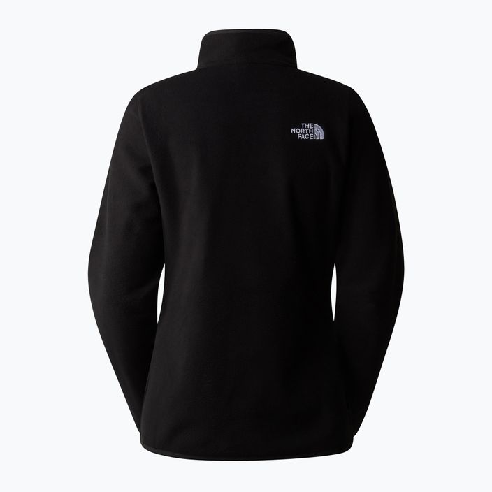 Women's sweatshirt The North Face 100 Glacier 1/4 Zip black/npf 5