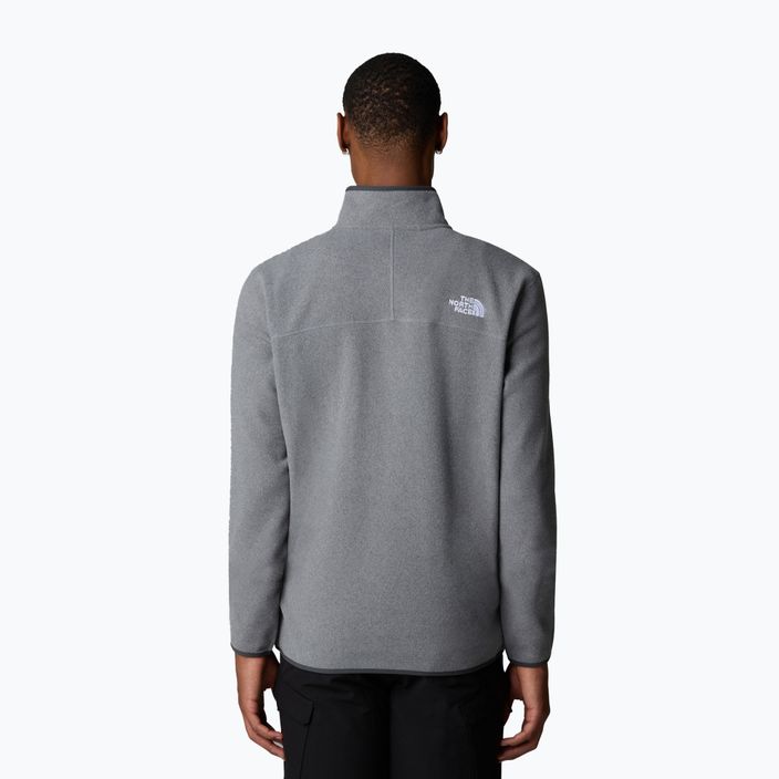 Men's sweatshirt The North Face 100 Glacier 1/4 Zip medium grey heather 3